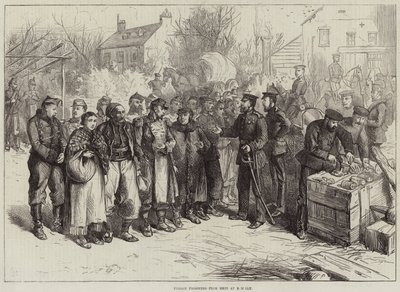 Prisonniers français de Metz à Remilly - Frederick Barnard